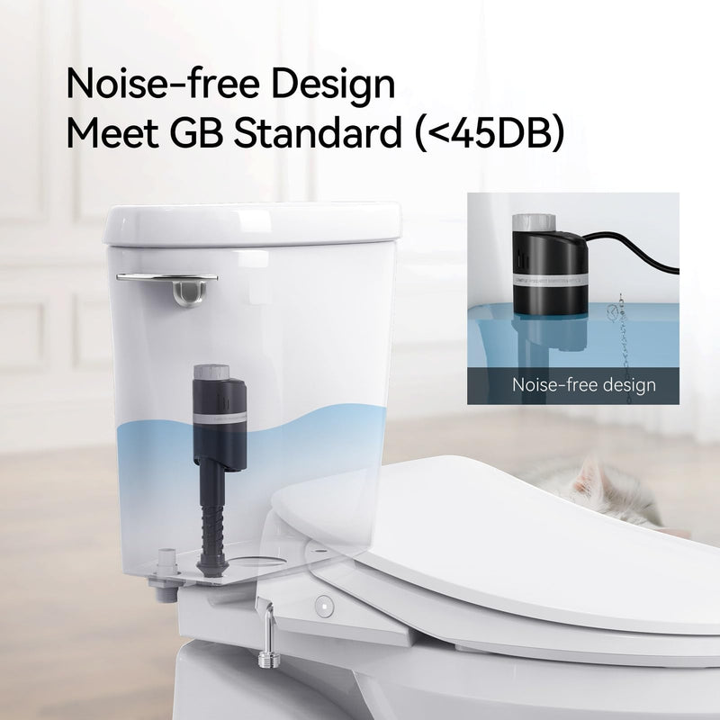 R&T A1350 Quiet Toilet Fill Valve Toilet Universal Tank Parts Replacement, Fast Stop Toilet Leaks and Noisy, Height Adjustable, Easy to Install No Plumber Required A1350 8.8"-12.5"