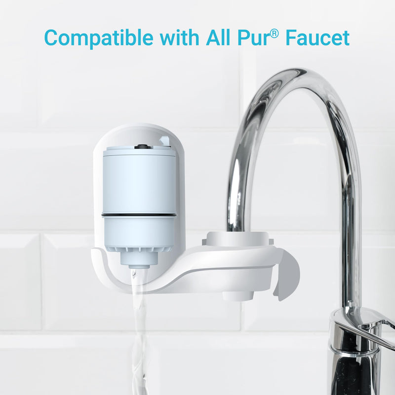 [Alkaline] AQUA CREST CF08D Filter Replacement for PUR® Faucet, 2 Pack Alkaline