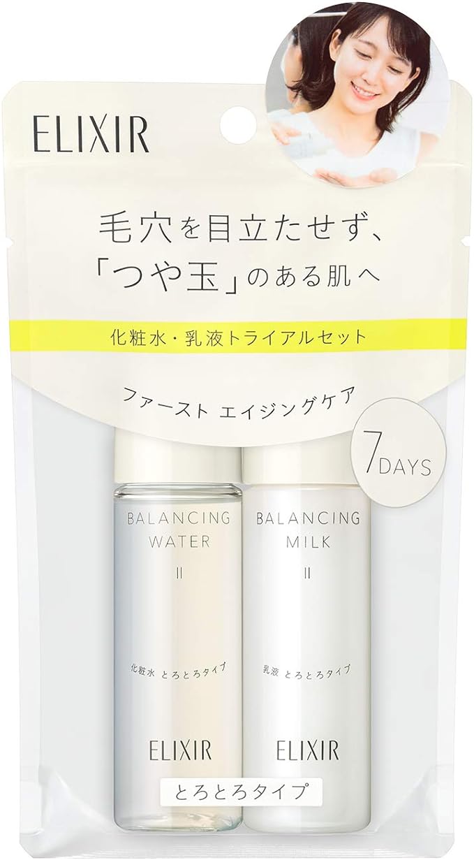 Elixir Reflet Balancing Skin Care Set 2, Soft Trial Set, 1.1 fl oz (30 ml) + 1.1 fl oz (30 ml) - NewNest Australia