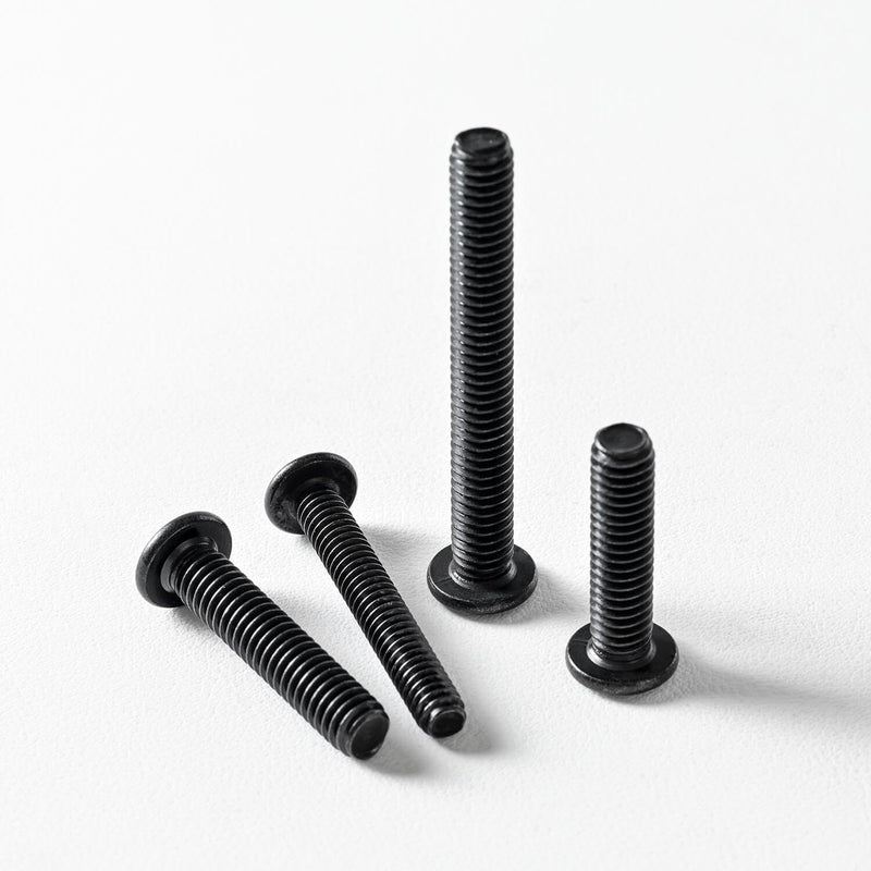 1/4-20 x 1/2" (50 Pack) Flat Head Hex Socket Cap Screws Bolts, Black Oxide 304 Stainless Steel 18-8, Hex Drive, Bright Finish, Fully Machine Thread 1/4-20 x 1/2"
