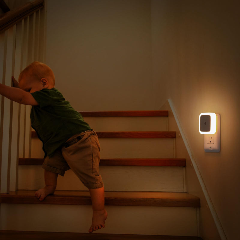 Sujeet Night Light, Night Lights Plug into Wall 8-Pack, Plug in Night Light, Dusk to Dawn Nightlight Led Night Light for Bedroom, Bathroom, Hallway Warm White