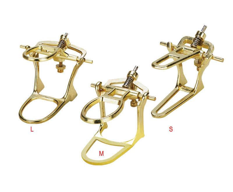 SDent® TUV CE 5PCS Dental Lab Brass Coated Denture Articulator Medium Size Laboratory Instruments Adjustable Equipment Denture Articulator Cu.