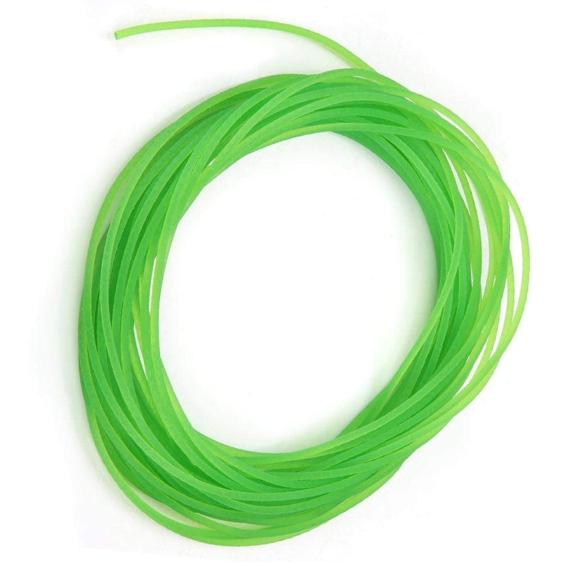 High-Performance Polyurethane Belt Green Rough PU Polyurethane Round Belt for Drive (2mm×10m)