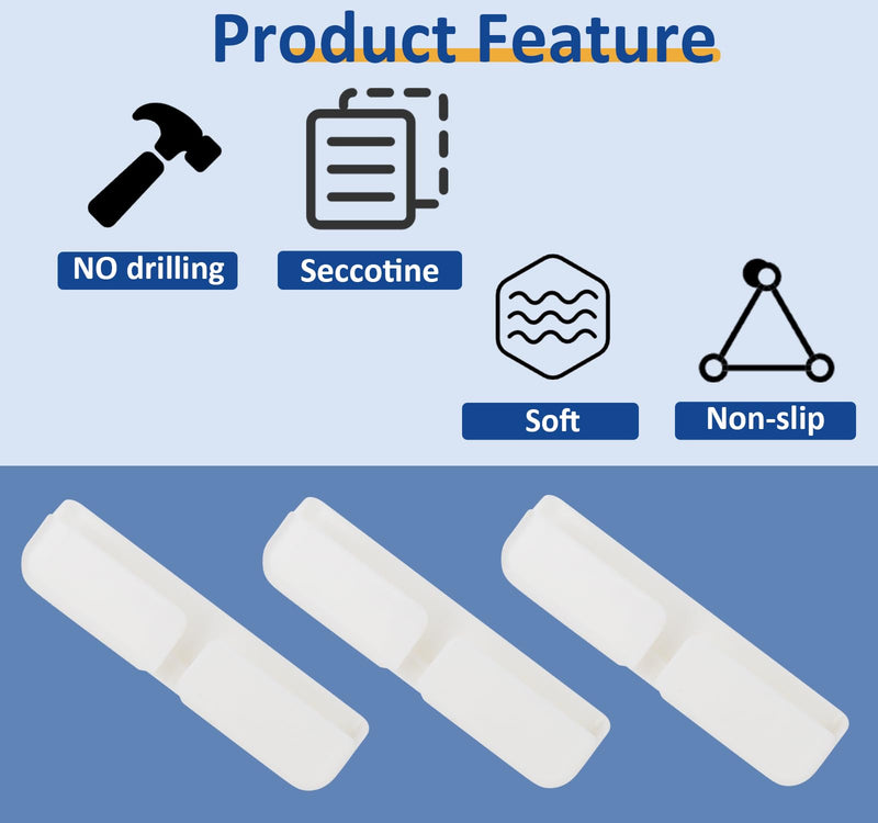 Dental Intraoral X-Ray Sensor Holder, X-Ray Sensor Hanger, X-Ray Sensor Storage, X-Ray Sensor Wall Hanger, White
