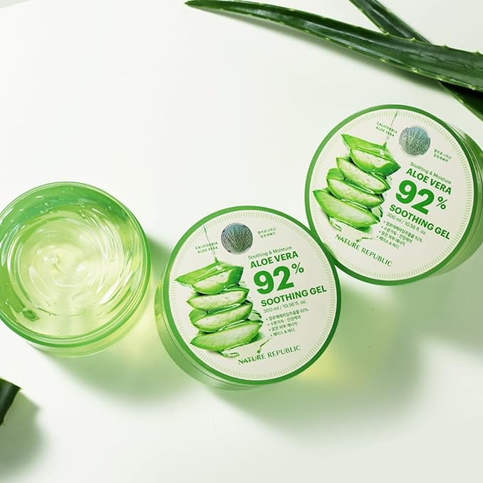 NATURE REPUBLIC Moisturizing Aloe Suding Gel 92% (3 Pack) - NewNest Australia