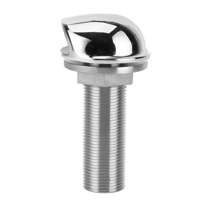 KIMISS 1in Straight Marine Hose Barb Fitting, for Boat/Yacht/Truck/RV, Stainless Steel Thru-Hull Connector, Drain Pipe Adapter, Hose Thru Fitting
