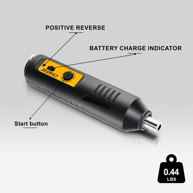 Small Cordless Screwdriver,Battery Operated,Rechargeable, Can Rotate Clockwise Or Counterclockwise,With A Button Control And Ultra Long Battery Life,10 Bits&2 Extended Bits, Magnetic Hex Chuck
