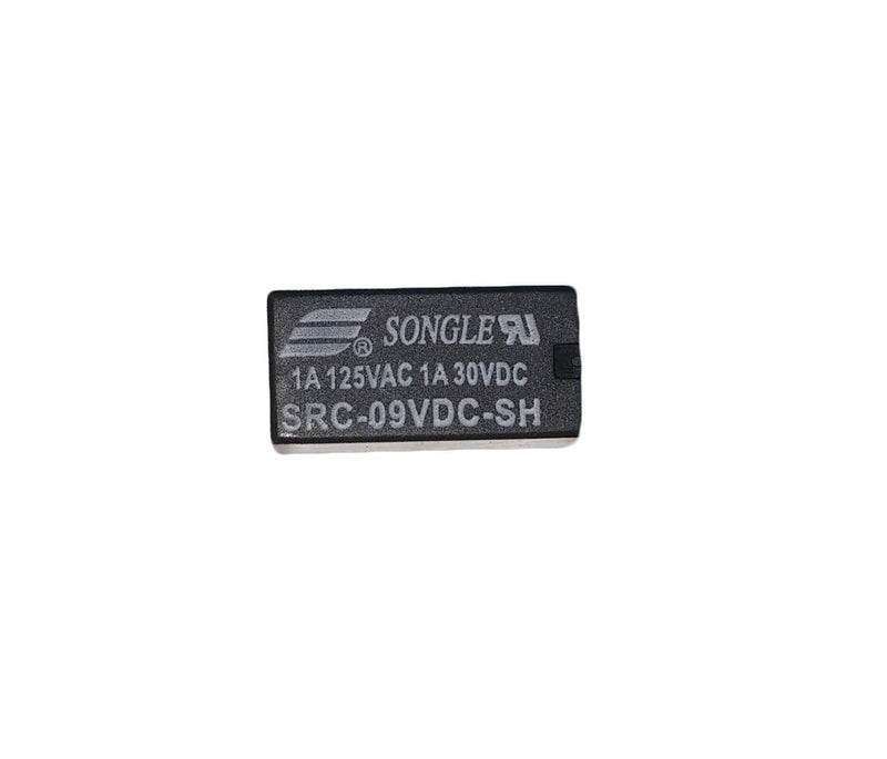 9vdc (9 Volt DC) Relay - DPDT PCB 8-Pin Mount - Non-Latching Non-Polar ...