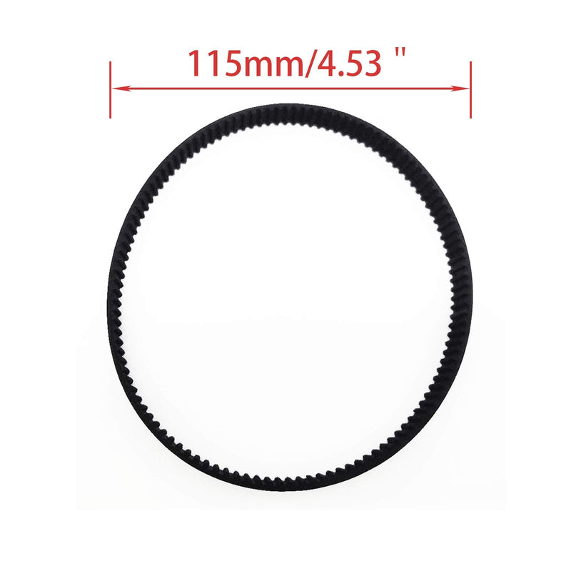 5 Inch Rubber Sand Belt Conveyor Belt PVC Conveyor Belt Seamless Circular Conveyor Belt 3M-354-9 Belt（2Pcs）