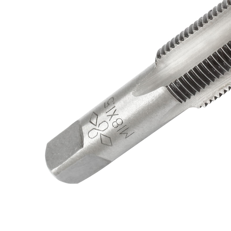 2 Pcs Metric Machine Tap M18 x 1.5mm, HSS Machine Right Hand Thread Tap for Machinist Repair DIY