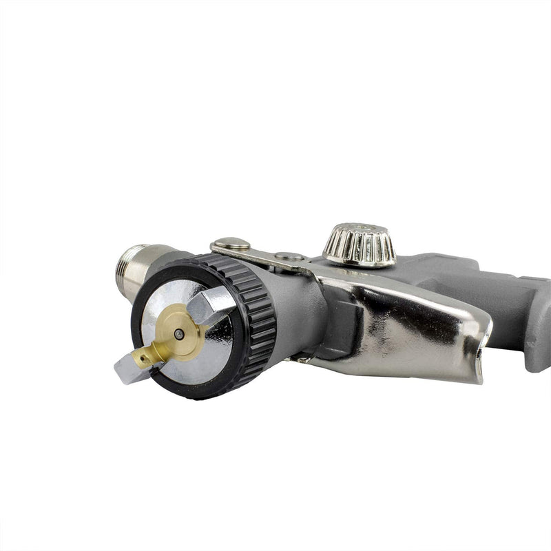NuMax SPS14 Pneumatic 1.4mm Tip HVLP Gravity Feed Spray Gun with 600cc Plastic Cup 1.4mm Tip, 600cc Cup
