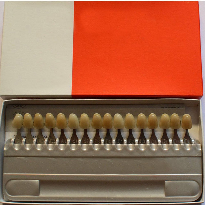 Shade Guide Porcelain Dental Dentist Materials 16 Colors Shade Guide Teeth, Dental Care And Teeth Whitening (Dental-16Color)
