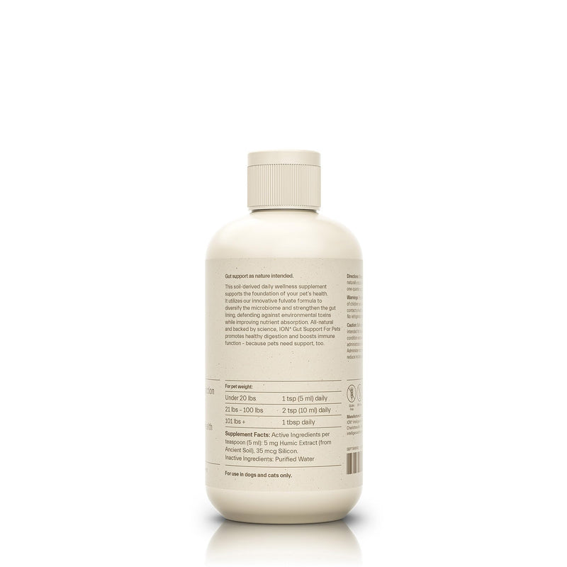 ION Intelligence of Nature Gut Support for Pets | Strengthens Digestion, Supports Kidneys, Aids Immune Function, and Defends from Food Toxins (8 Ounce) 8 Ounce