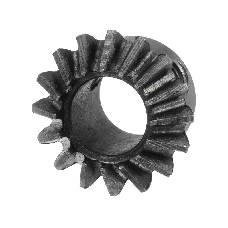 HARFINGTON 2pcs Bevel Gear 1M 16 Teeth 12mm Shaft Hole 1:1 Tapered Bevel Pinion Gear 45# Steel 1.5 Module 90 Degree Steering Gear, for Hardware Mechanical Rotation 12 mm