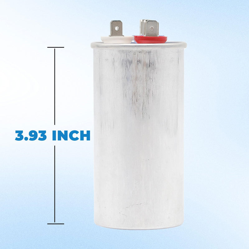 COOLWAY 35/5 uF 35+5 MFD ±5% 370V or 440V Dual Run Start ac Capacitor for ac 35 5 CBB65r CBB65b Capacitor 370 440 Volt vac Air Conditioner Capacitor for Motor Start or Heat Pump, Condenser, Pool Pump 35+5MFD