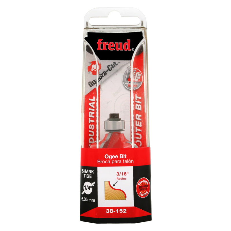 Freud 38-152: 1-1/4" (Dia.) Ogee Bit with 1/4" Shank