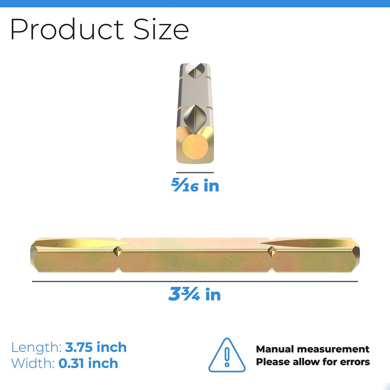 Replacement Andersen Door Handle Parts 3-3/4 Long Compatible with Andersen Patio Doors, Andersen Frenchwood Hinged Door, Andersen Storm Door Handle Replacement Spindle 2579830