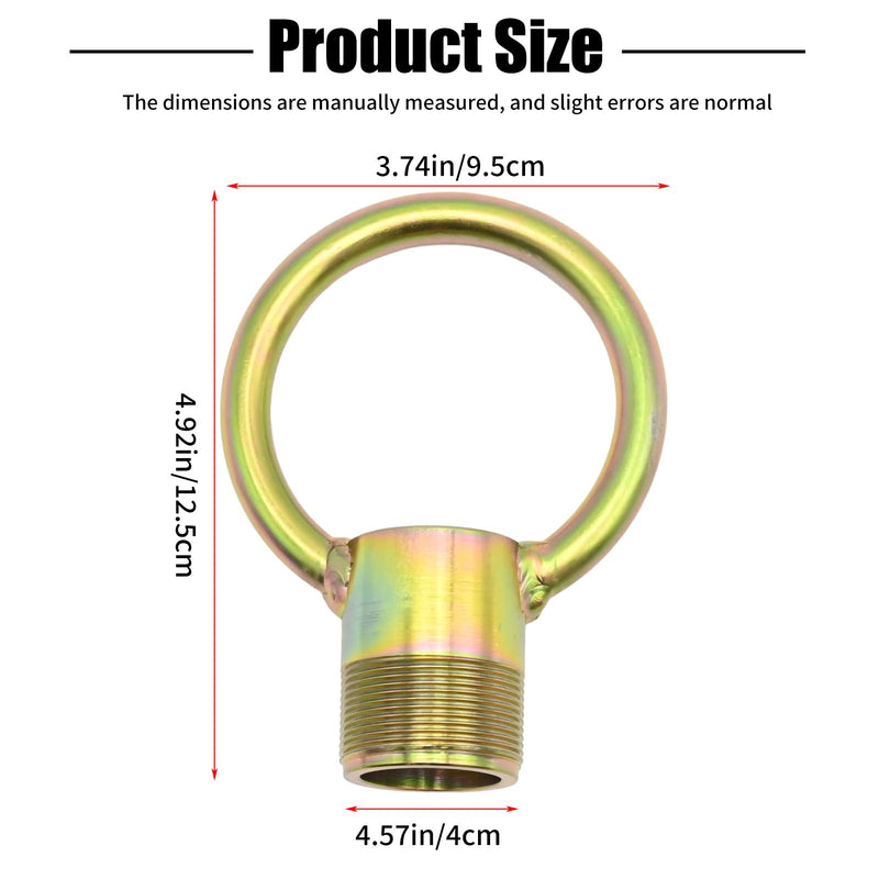 Saihisday 91-904551 Outboard Lifting Ring Tool, Lifting Eye Tool Universal Lifting Ring, 1 1/2"-16 TPI Threads, Replacement for Marine for Yamaha 2-Stroke 50Hp for Mercruiser MT0022 18-9896