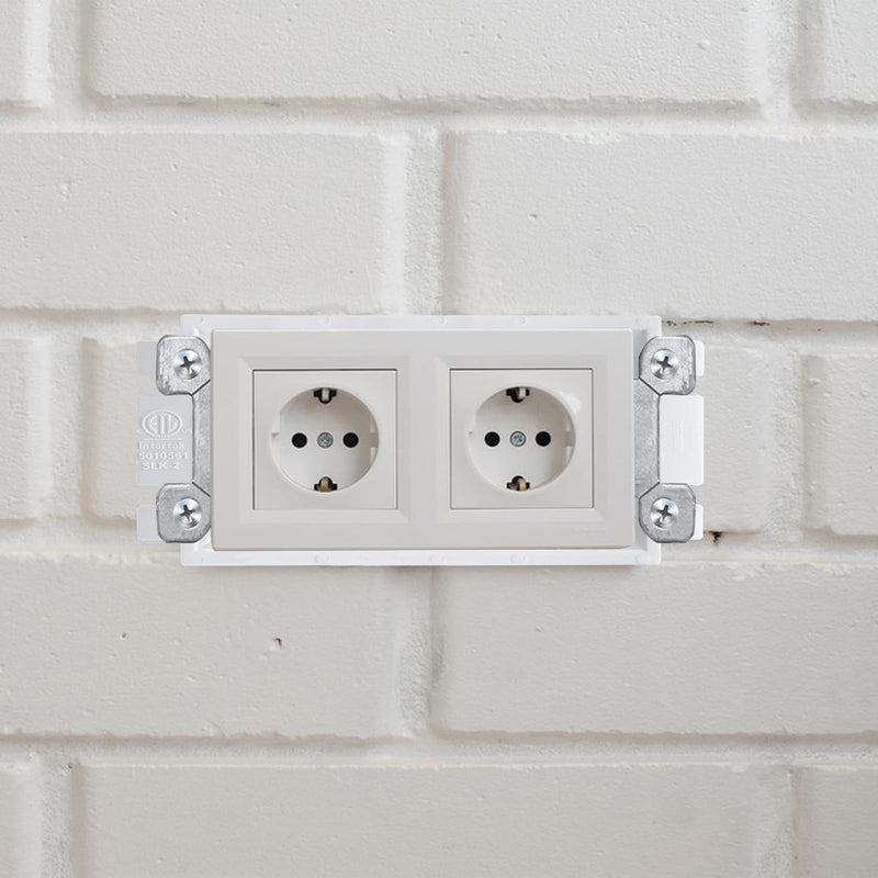 3 PCS BE3-3 Electrical Outlet Box Extenders with 18PCS Screws, （3-Gang) Electrical Power Three Gang Box Extender Electric Box Extender 3 Gang Power Switch Receptacles Accessories