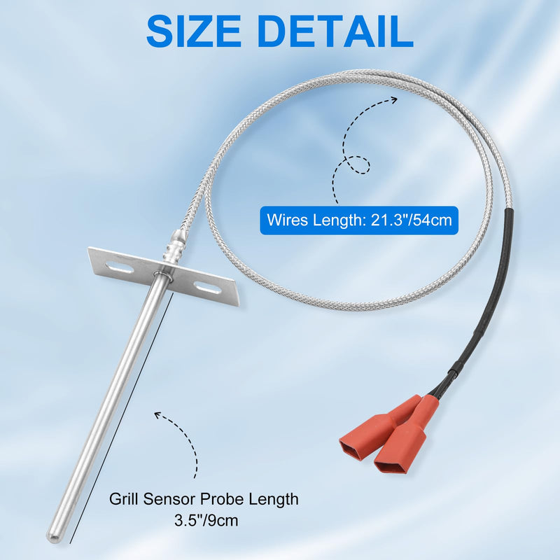 70224 RTD Temperature Probe Sensor, Pellet Grill RTD Temperature Sensor Probe Replacement for Pit Boss 340 and 440 Pellet Grills