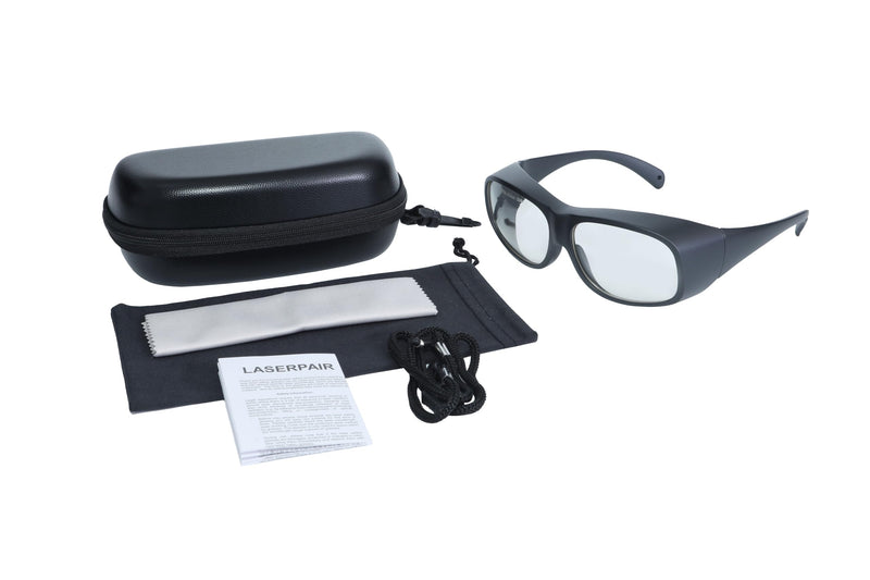 LaserPair OD6+ 2700-3000nm Laser Protection Goggles for 2940nm Er Laser Meet CE EN207 Black