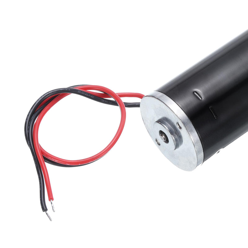 MECCANIXITY DC 12V High Torque Turbine Worm Geared Motor with 8mm Shaft 60RPM Geared Motor with Wire for Electric Fireplace 60 RPM