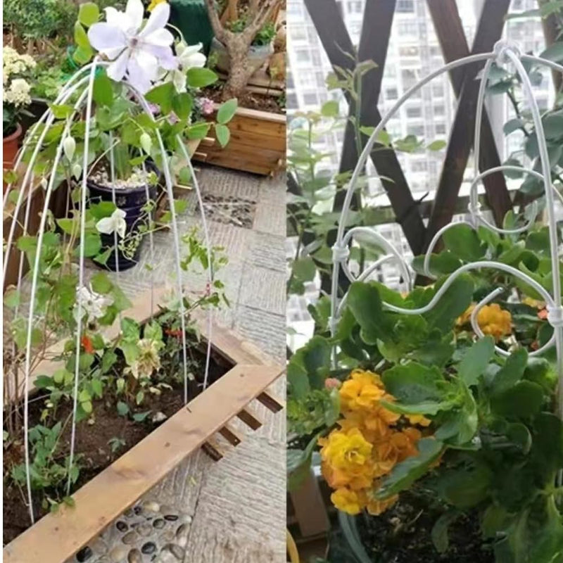 656ft (200m) Twist Ties, Garden Plant Ties with Cutter, Reusable Multifunctional Plant Ties, Fixing Vines Plant Support for Gardening Home Office(White) White