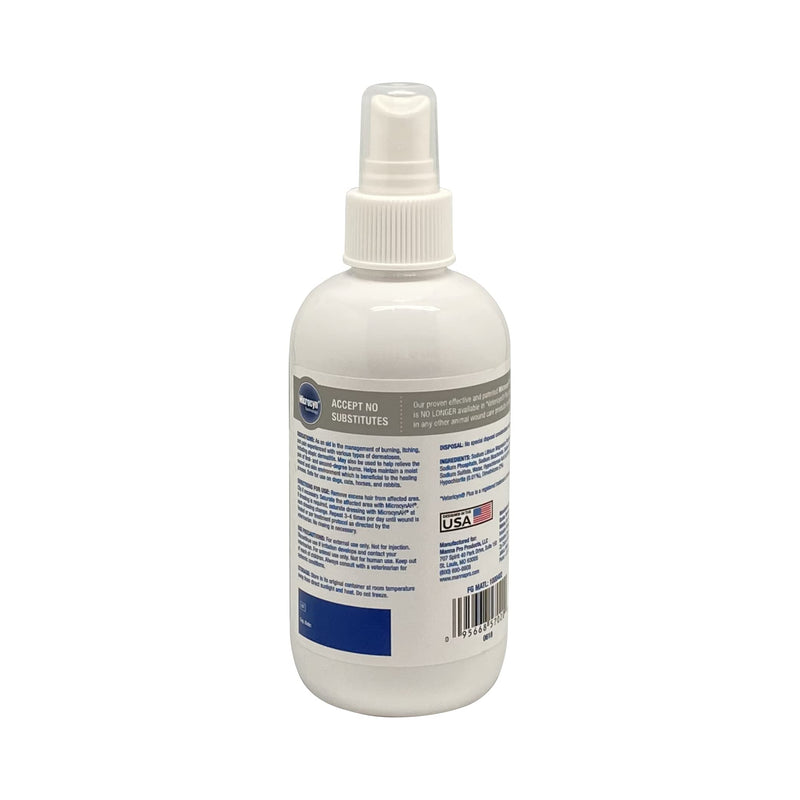 MicrocynAH Anti-Itch Spray Gel with Moisturizing Dimethicone for Dogs| Non-Toxic Spray Formulated to Sooth | Veterinarian Recommeneded Non-Toxic Formula | 8oz - PawsPlanet Australia