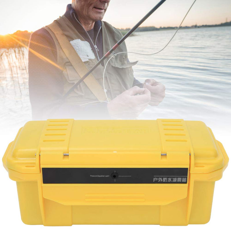 Outdoor Tool Storage Case Waterproof Shockproof for Camping – Airtight Dry Box for Drone Camera Equipment with Buffer Cushion, Outdoor Storage Container for Fishing, Hiking (7.87x3.94 x 3.15 inch)