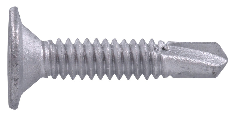 The Hillman Group 560663 10-24-Inch x 1-7/16-Inch Wafer Head Phillips Self Drilling Screw, 100-Pack, zinc