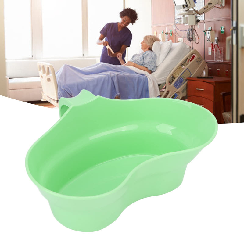 Kidney Shaped Bowl, Grip Handle Kidney Shaped Emesis Basin Inward Curved for Home for Elderly