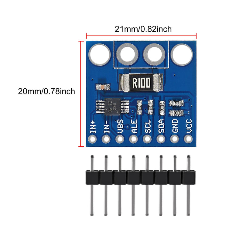 6pcs INA226 IIC I2C Interface Bi-Directional Current Power Monitoring Sensor Module Alert Monitor Module 36V for Arduino