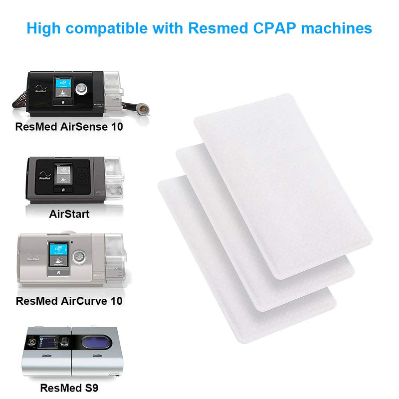 Universal Remsed CPAP Filter for ResMed AirSense 10 (40 Packs), ResMed AirCurve 10, ResMed S9, AirStart, Series CPAP Machines 40 Count (Pack of 1)