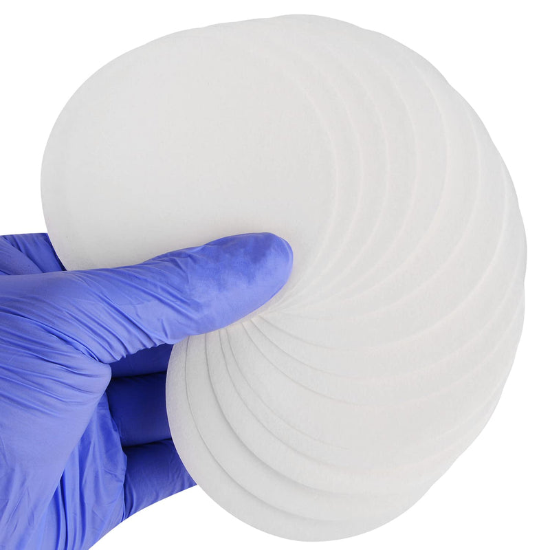 Qualitative Filter Paper Circles, 94 mm Diameter Cellulose Lab Filter Paper, 20 Micron Particle Retention, Medium Flow Filtration Speed, Pack of 100