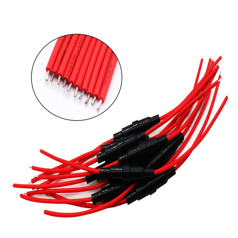 Fuse Holder Kit:10pcs 18 AWG Screw Type 5X20 Inline Fuse Holder + 150pcs Quick Blow 250V Fuse 0.1A,0.2A,0.5A,1A,2A,3A,5A,8A,10A,15A,5x20mm, 0.5A,1A,5A,10A,15A,6x30mm A Type fuse kit - NewNest Australia