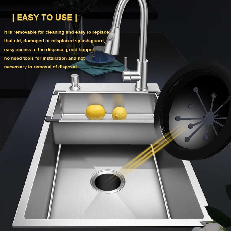 Garbage Disposal Splash Guard Sink Baffle Cover Kitchen Disposal Replacement Waste Food Disposal Accessories Part for Whirlaway, Waste King, Sinkmaster and GE Models