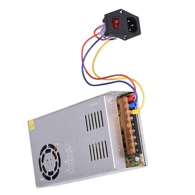 15A 250V Rocker Switch On/Off Power Socket Inlet Module Plug 10A Fuse Switch with 18 AWG Wiring 3 Pin - 2pcs