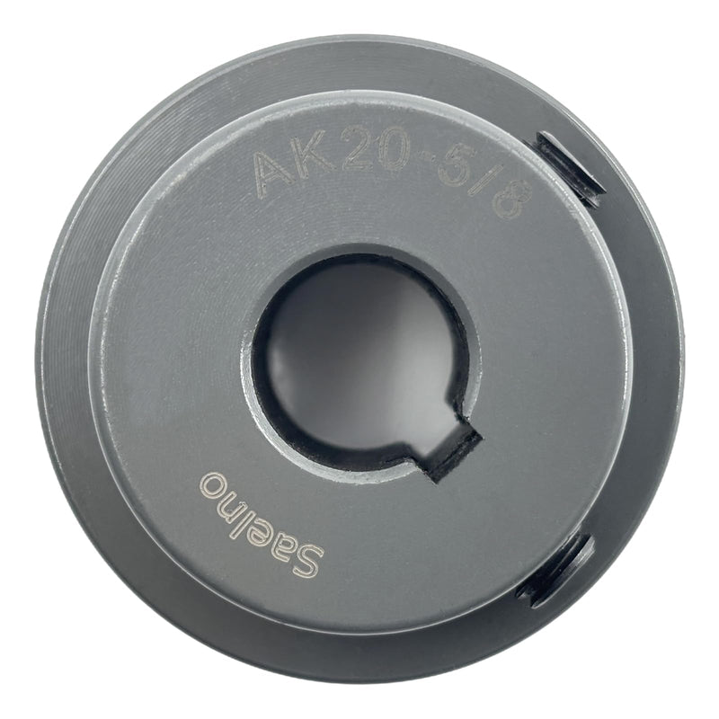 AK20-5/8 Sheaves,v Belt Pulley 5/8 inch bore 2" OD,Motor Pulley Cast Iron for A 3L 4L V-Belts,AK2058 Pulley 5/8"Bore,2"OD 1 Groove