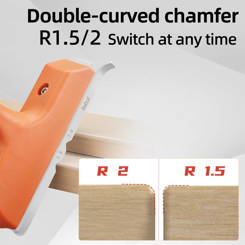 Imbot Edge Banding Trimmer，With Stainless Steel Blade For Deburring, Edge Planing, Correcting Wood Edges, Woodworking, Veneer, Edgebanding Trimming Tool, Gift For Dad