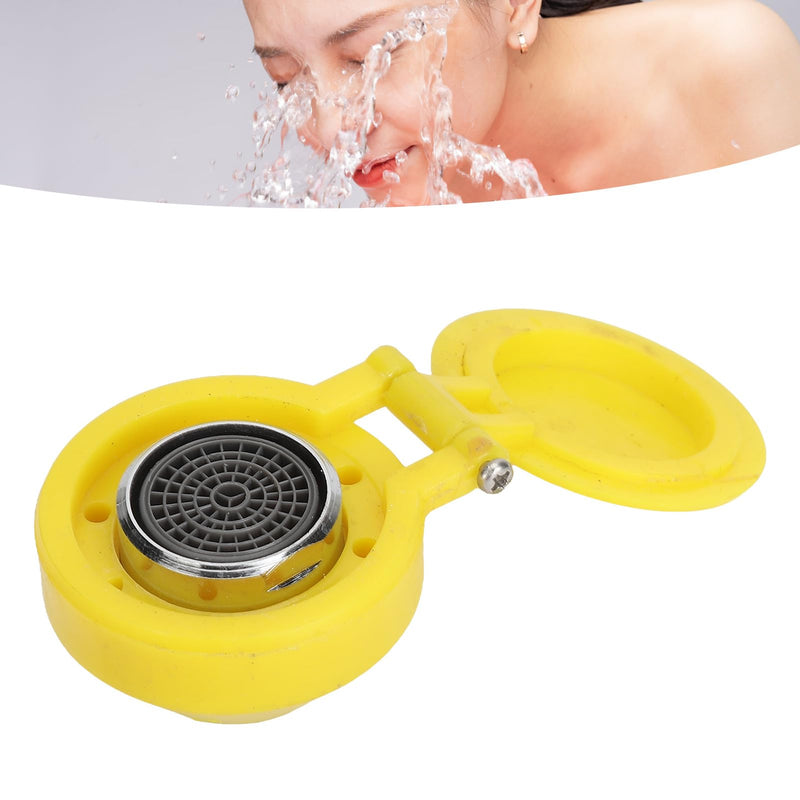 Eye Wash Spray Head Replacement, Gentle Water, Flexible Matching Faucet Mounted Eyewash Station, Stainless Steel Eye Wahing Spray Head for Home, Factory, Laboratory
