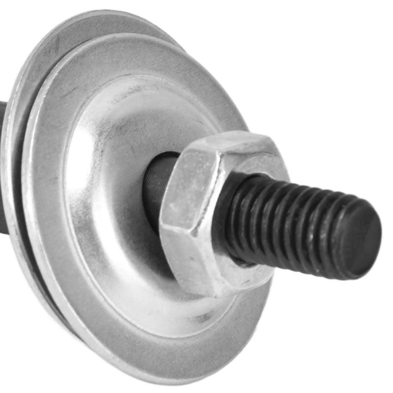 Shaft Arbor Adapter, Drill Arbor Adapter Shaft Arbor Extension Arbor Threaded Shaft Adapter with 2 Washer for Conversion(6mm Round Shank Connecting Rod)