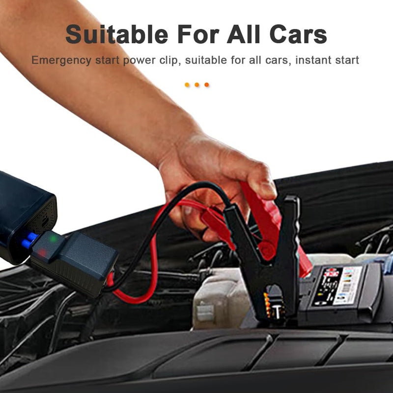 Tire Inflator Portable Air Compressor-150PSI Cordless Air Pump with Digital Tire Pressure Gauge,LCD Display & LED Light,for Car,Bike,Motorcycle, E-Bike,Ball H802