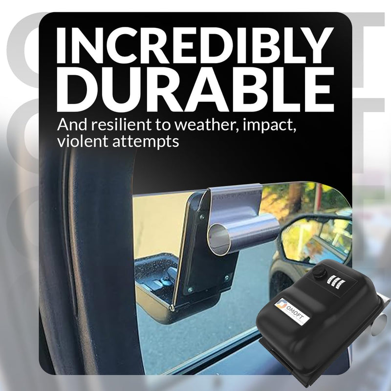 Key Holder Lock Box Large Capacity, 3 Digit Combination for House, Car, Real Estate, Auto Mechanic, Heavy Duty, Weatherproof, Car Window Mount, Outdoor Key Safe for Turo, Ride Share