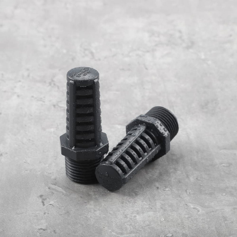 TOMEX 1/2 Inch Threaded Suction/Overflow Strainer, Screen Strainer 1/2 Inch (2 Pack) 1/2"