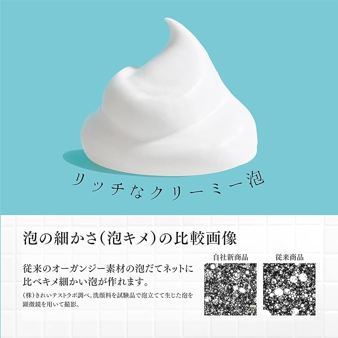 Kai KQ3168 Organza Foaming Net, Cleansing, Ribbon Included, White, Polyethylene, Polyester, Dense Foam, Skin Care - NewNest Australia