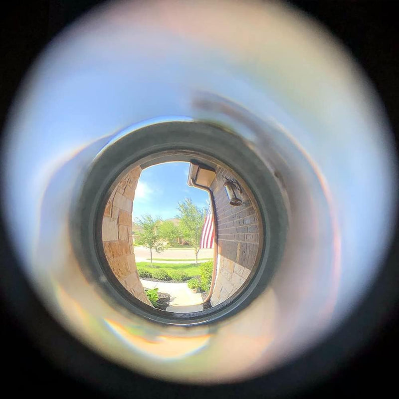 Earl Diamond - Peep Holes for Door, Solid Brass 200-Degree Door Viewer Peephole with Heavy Duty Rotating Privacy Cover for 1-3/8" to 2-1/6" Doors for Home Office Hotel, Oil Rubbed Bronze Brushed Oil Rubbed Bronze