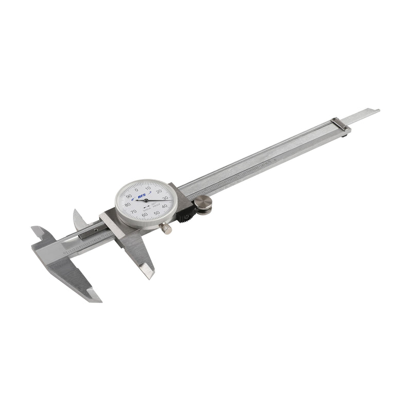 HFS(R) 0-6" Imperial Calipers; 4 Way Dial Caliper 0.001" Shock Proof New; Plastic Case