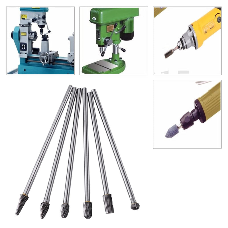 Cylinder Head Porting Kit, Port and Polish Kit,Cylinder Head Tungsten Carbide Aluminum Cylinder Head Tools Porting Tools for Grinding and Polishing Cast