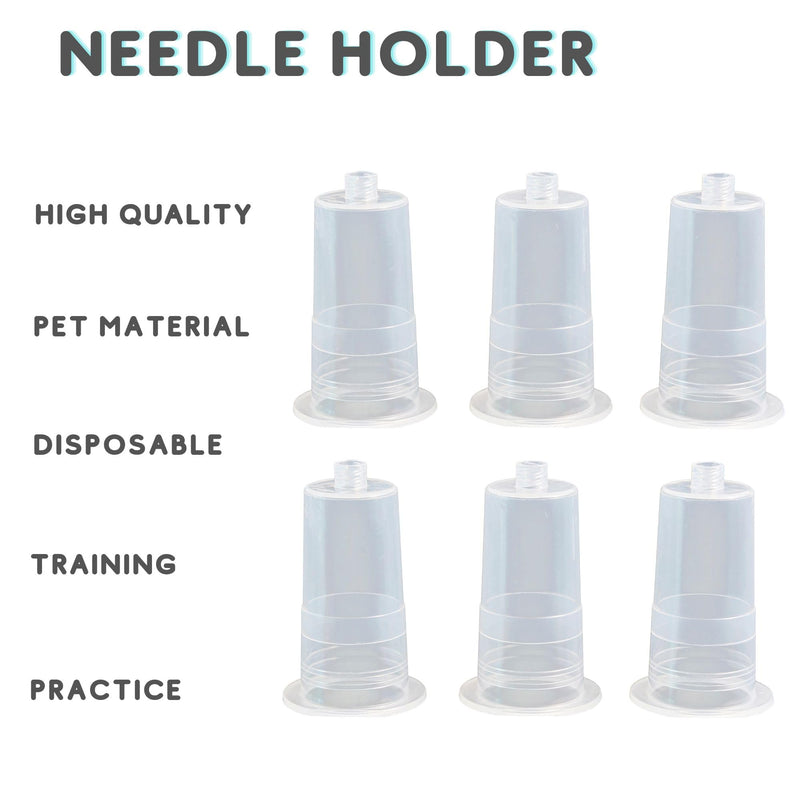 50/100 Needle Holders, Plastic Accessories, Medical Training Tools, Practice Tools, Back End Needle Holders (100) 100