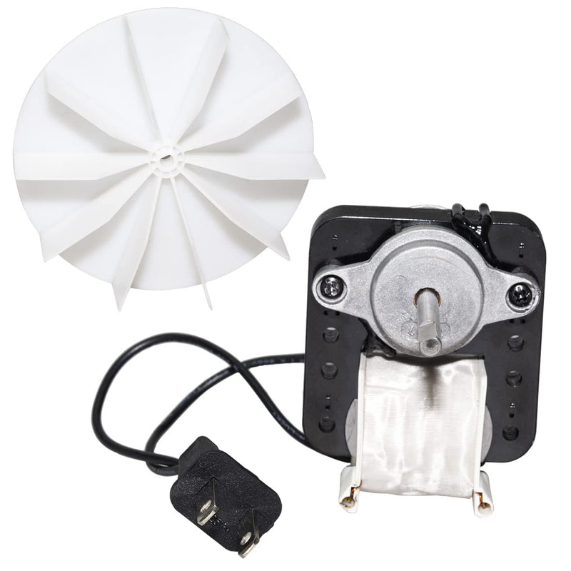 Universal Bathroom SM550 Vent Exhaust Fan Motor Replacement Motors Kit, Fit for Nutone Broan 50CFM 120V Replace C01575 65100 EM550 EM750, with Blower Wheel